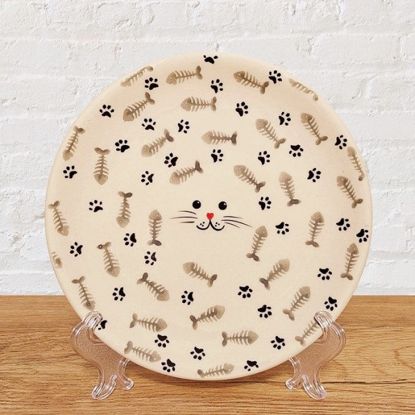 ポーリッシュポタリーMOJA FAKTORIA平皿17cm_MF1-02-01B