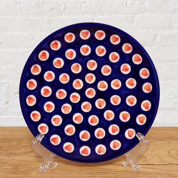 ポーリッシュポタリーMOJA FAKTORIA平皿17cm_MF1-U2-04