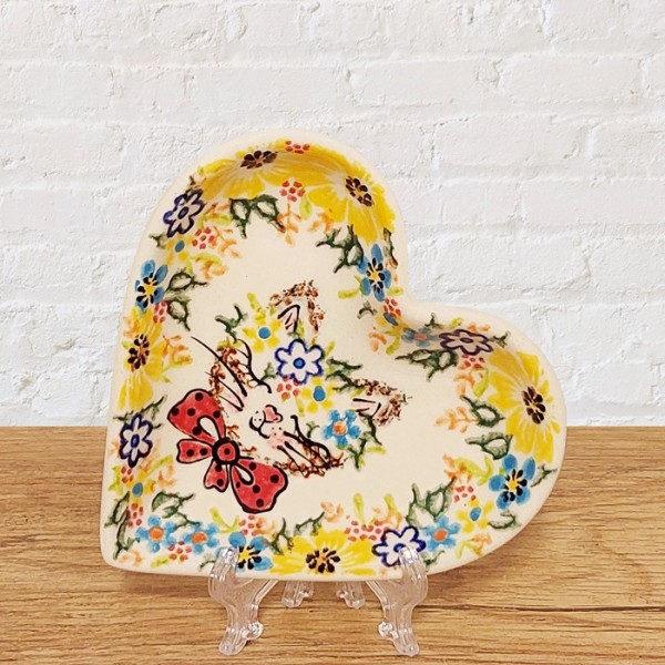 ポーリッシュポタリー VENA ハートプレート_V392-A1-590