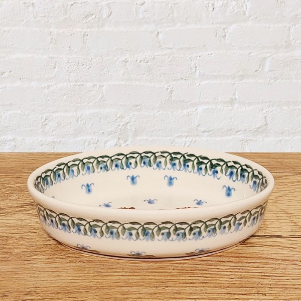 ポーリッシュポタリーCERAMIKA ARTYSTYCZNAグラタン皿小15,5cm_A35-1137X