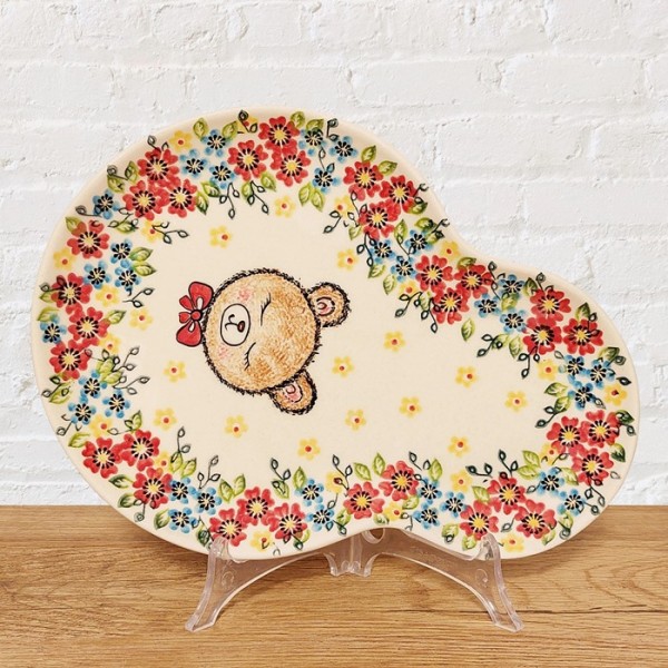 ポーリッシュポタリーVENAダルマ プレート28cm_V209-A631