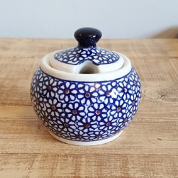 ポーリッシュポタリー BOLESLAWIEC シュガーボウル 350ml GU729-ART120