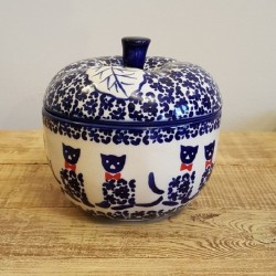 Manufaktura (マヌファクトゥラ) ポーランド陶器 りんごポット 12.0 cm J58-KOT