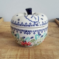 Manufaktura (マヌファクトゥラ) ポーランド陶器 りんごポット 12.0 cm J58-MC20