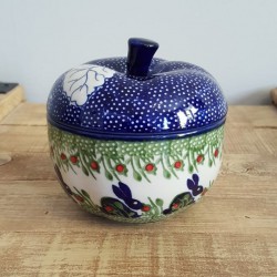 Manufaktura (マヌファクトゥラ) ポーランド陶器 りんごポット 12.0 cm J58-UP324