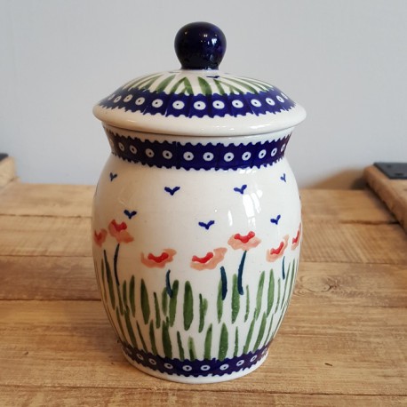 Manufaktura ポーリッシュポタリー フタ付容器 0.5L P87-P122