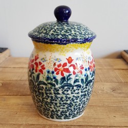 Manufaktura ポーリッシュポタリー フタ付容器 0.5L P87-EO36