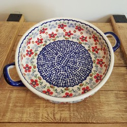 ポーリッシュポタリー MANUFAKTURA ラウンドキャセロール・大φ24cm Z140-MM01