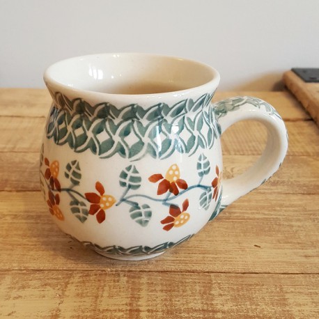 Manufaktura • マヌファクトゥラ • ボレスワヴィエツ陶器 • ﾎﾟｰﾗﾝﾄﾞﾏｸﾞｶｯﾌﾟ 350ml  K90-AS22 • ポーランド陶器