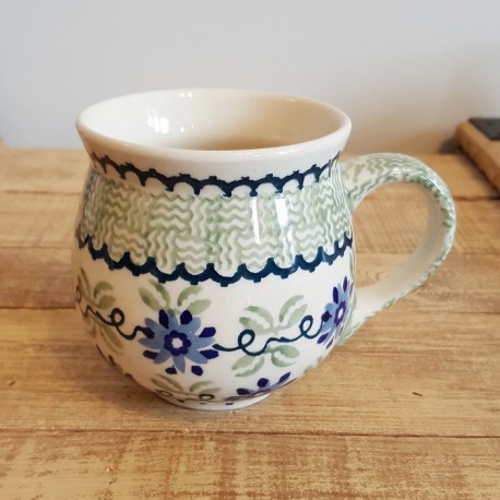 Manufaktura • マヌファクトゥラ • ボレスワヴィエツ陶器 • ﾎﾟｰﾗﾝﾄﾞﾏｸﾞｶｯﾌﾟ 350ml  K90-P182 • ポーランド陶器 