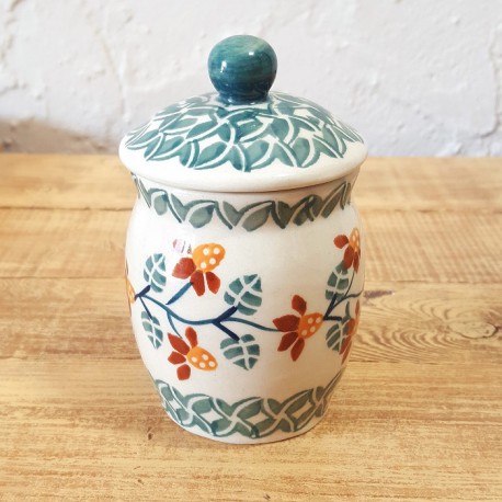 Manufaktura ポーリッシュポタリー  フタ付容器 0.25L P95-EO31