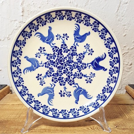 Zaklady Ceramiczne"BOLESLAWIEC"社製 平皿φ19,5cm GU-814-1149 ポーランド ボレスワヴィエツ社