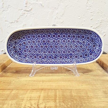 Zaklady Ceramiczne BOLESLAWIEC オーバルロングプレート28.3cm GU928-120