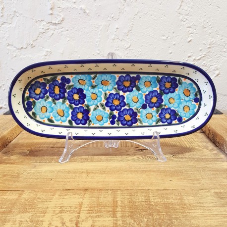 Zaklady Ceramiczne BOLESLAWIEC オーバルロングプレート28.3cm GU928-DU50