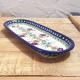 Zaklady Ceramiczne BOLESLAWIEC オーバルロングプレート28.3cm GU928-ART281