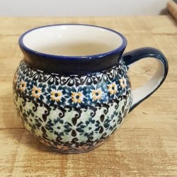 ポーランド陶器 BOLESLAWIEC ﾎﾟｰﾗﾝﾄﾞﾏｸﾞｶｯﾌﾟ0.22L GU912-DU215