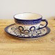 ポーランド陶器 MANUFAKTURA カップ ＆ ソーサー 0.22L F58-P178