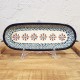 ポーランド陶器 BOLESLAWIEC オーバルロングプレート28.3cm GU928-1220A