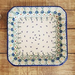 Manufaktura  マヌファクトゥラ  社製 スクエアプレート 20cm S90-LZ ポーランドの陶