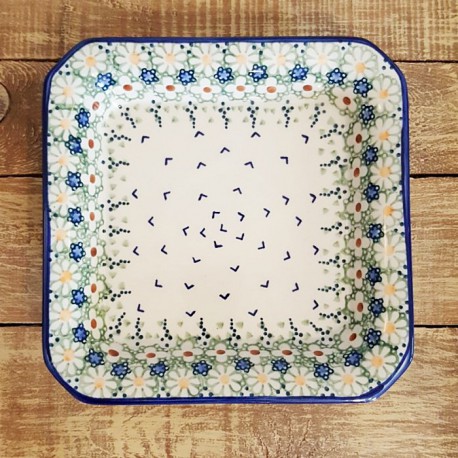 Manufaktura  マヌファクトゥラ  社製 スクエアプレート 20cm S90-LZ ポーランドの陶