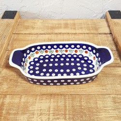 ポーリッシュポタリー BOLESLAWIEC グラタン皿 25cm GU1454-41