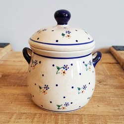 ポーリッシュポタリー Boleslawiec フタ付容器 0.35L GU846-111 