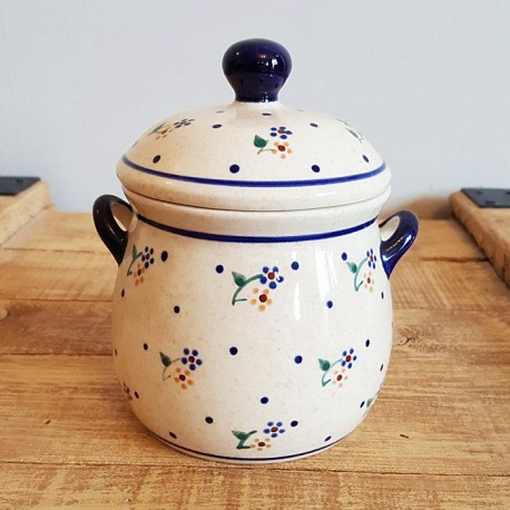 ポーリッシュポタリー Boleslawiec フタ付容器 0.35L GU846-111 