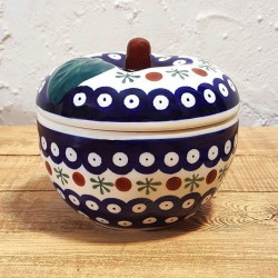 ポーリッシュポタリー Boleslawiec りんごポット 12.0 cm GU1425-41