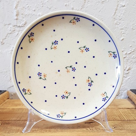 ポーリッシュポタリー BOLESLAWIEC 平皿φ19.5cm GU814-111