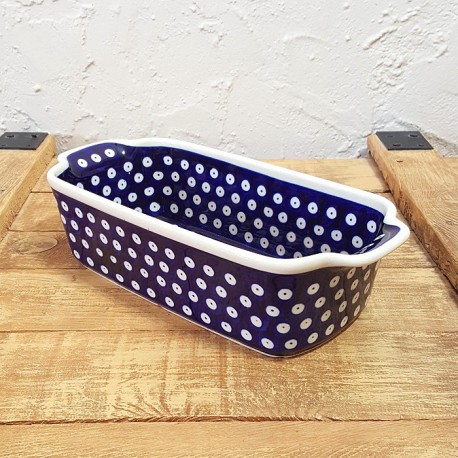 ポーリッシュポタリー BOLESLAWIEC グラタン皿・パウンド型 25cm GU1381-42