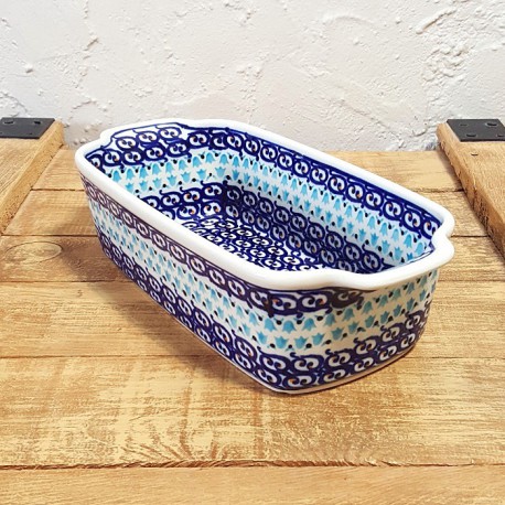 ポーリッシュポタリー BOLESLAWIEC グラタン皿・パウンド型 25cm GU1381-1121