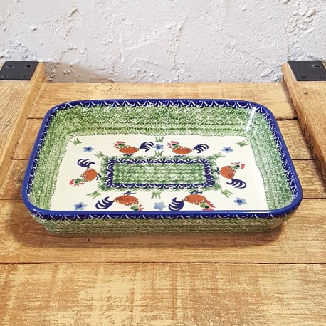 ポーリッシュポタリー MANUFAKTURA スクエアグラタンL 25cm P103-P320