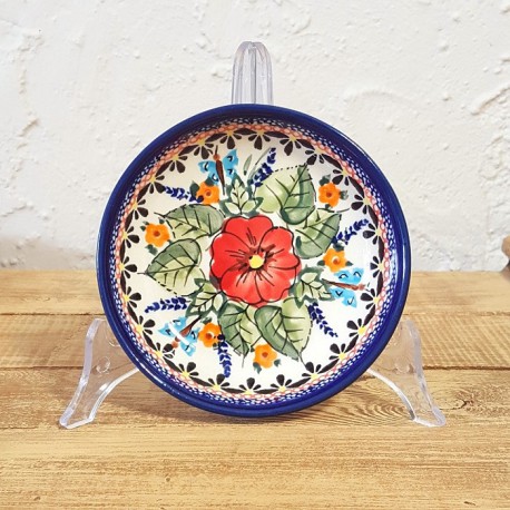 ポーリッシュポタリー BOLESLAWIEC ボウル φ12cm GU1952-ART149