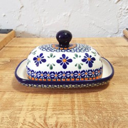 ポーリッシュポタリー BOLESLAWIEC は バターディッシュ GU1393-DU60