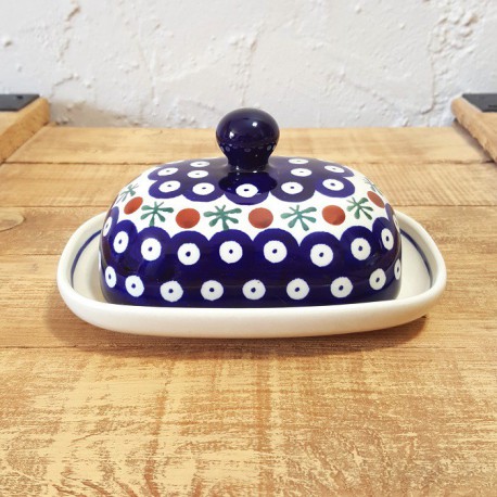 ポーリッシュポタリー Boleslawiec は バターディッシュ GU1393-41