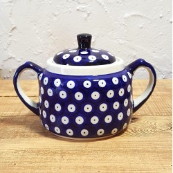 ポーリッシュポタリー BOLESLAWIEC シュガーボウル 350ml GU885-42