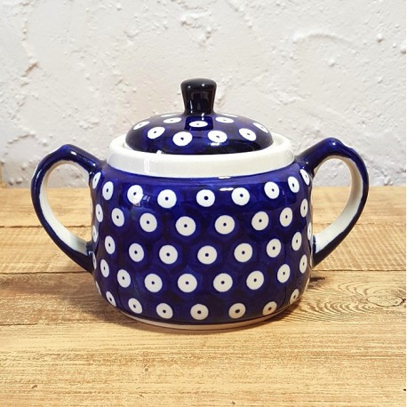 ポーリッシュポタリー BOLESLAWIEC シュガーボウル 350ml GU885-42