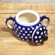 ポーリッシュポタリー BOLESLAWIEC シュガーボウル 350ml GU885-42