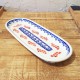 ポーリッシュポタリー BOLESLAWIEC オーバルロングプレート28cm GU928-1122