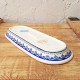ポーリッシュポタリー BOLESLAWIEC オーバルロングプレート28cm GU928-1122