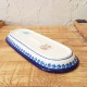 ポーリッシュポタリー BOLESLAWIEC オーバルロングプレート28.5cm GU928-DU233