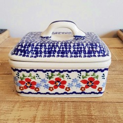 ポーランド陶器 MANUFAKTURA フタ付容器 0.45L M78-MM01