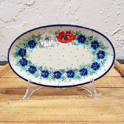 ポーリッシュポタリー CERAMIKA ARTYSTYCZNA オーバルプレート 22cm CA301-2221X