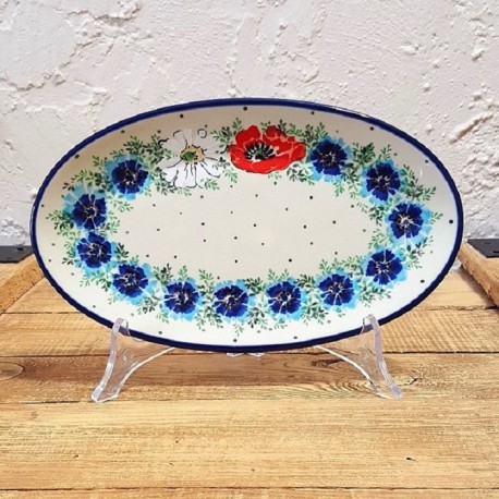 ポーリッシュポタリー CERAMIKA ARTYSTYCZNA オーバルプレート 22cm CA301-2221X