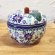 ポーリッシュポタリー BOLESLAWIEC りんごポット 12.0cm GU1425-DU126