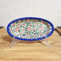 ポーリッシュポタリー VENA オーバル小皿 L 18cm V113-U180