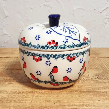 ポーリッシュポタリー MANUFAKTURA りんごポット 12cm J58-GILE