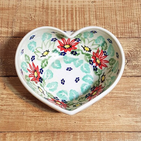 ポーリッシュポタリー Manufaktura ハートボウル M188-MC20