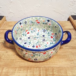 ポーリッシュポタリー MANUFAKTURA ラウンドキャセロール15cm P157-EO36