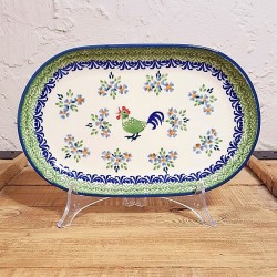 ポーリッシュポタリー MANUFAKTURA オーバルトレイ24cm P97-P303